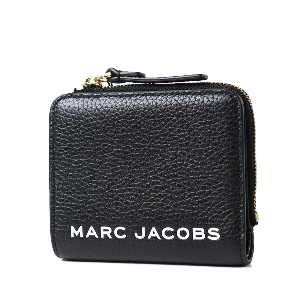 MARC JACOBS 專櫃款 雙J LOGO牛皮拉鍊短夾-雲白 歷史價格詳細信息