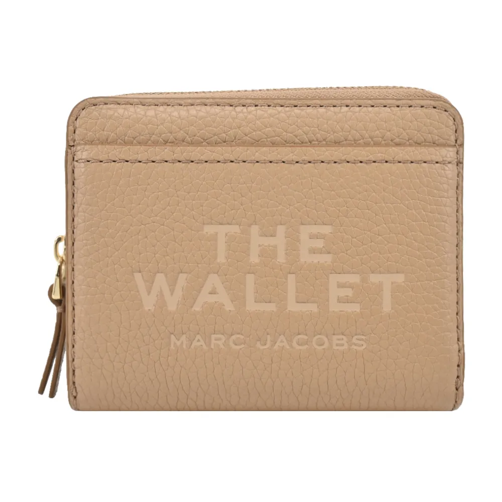 MARC JACOBS THE LEATHER 荔枝紋拉鍊手掛長夾-棕 歷史價格詳細信息