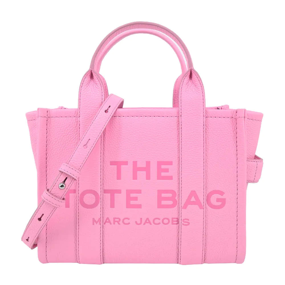 MARC JACOBS The Leather TOTE 皮革兩用托特包-小/黑 歷史價格詳細信息