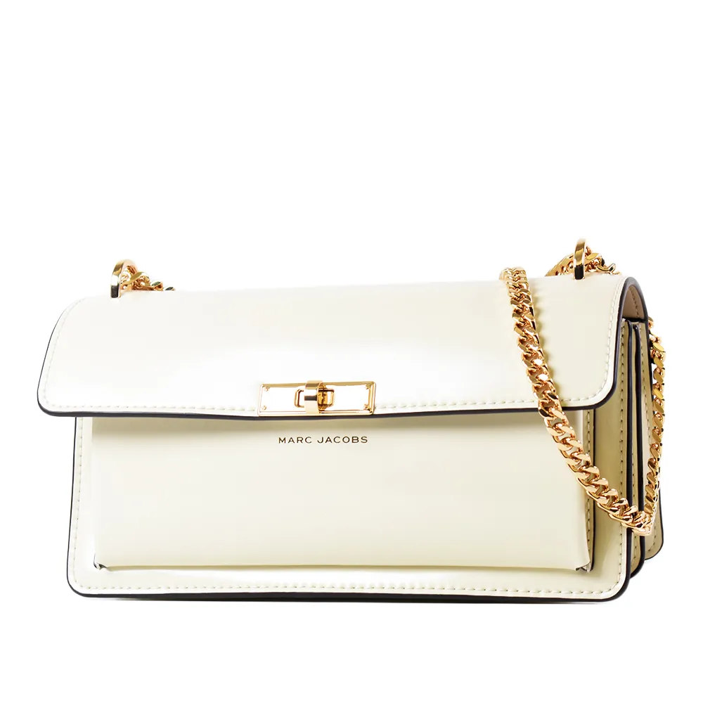 MARC JACOBS 專櫃款 雙J LOGO牛皮拉鍊短夾-雲白 歷史價格詳細信息