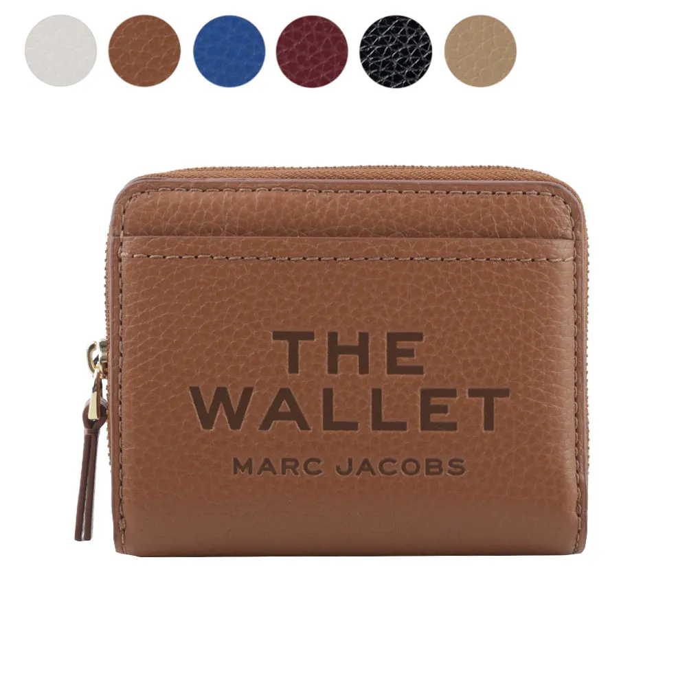 MARC JACOBS 壓印標誌對開暗釦二折迷你短夾(堅果棕) 2R3SMP044S10 212 歷史價格詳細信息