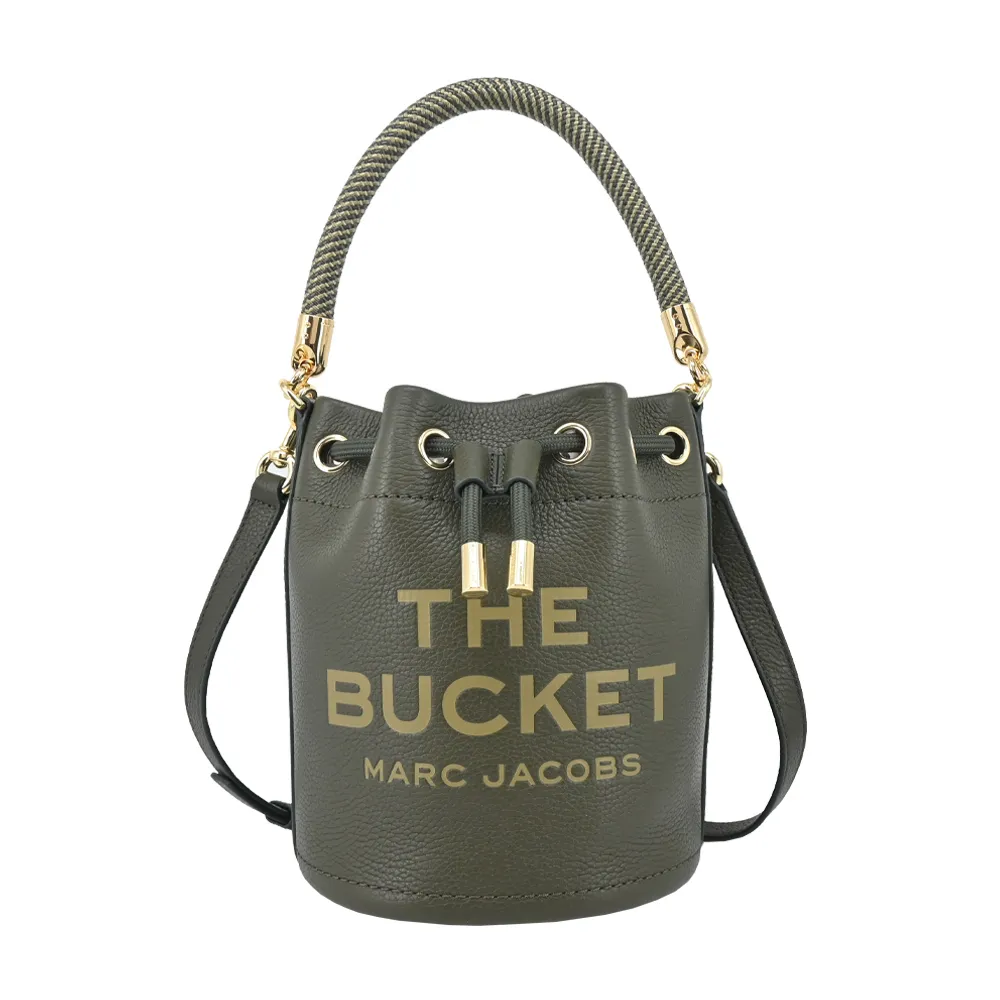 MARC JACOBS THE LEATHER牛皮束口兩用水桶包-白 歷史價格詳細信息