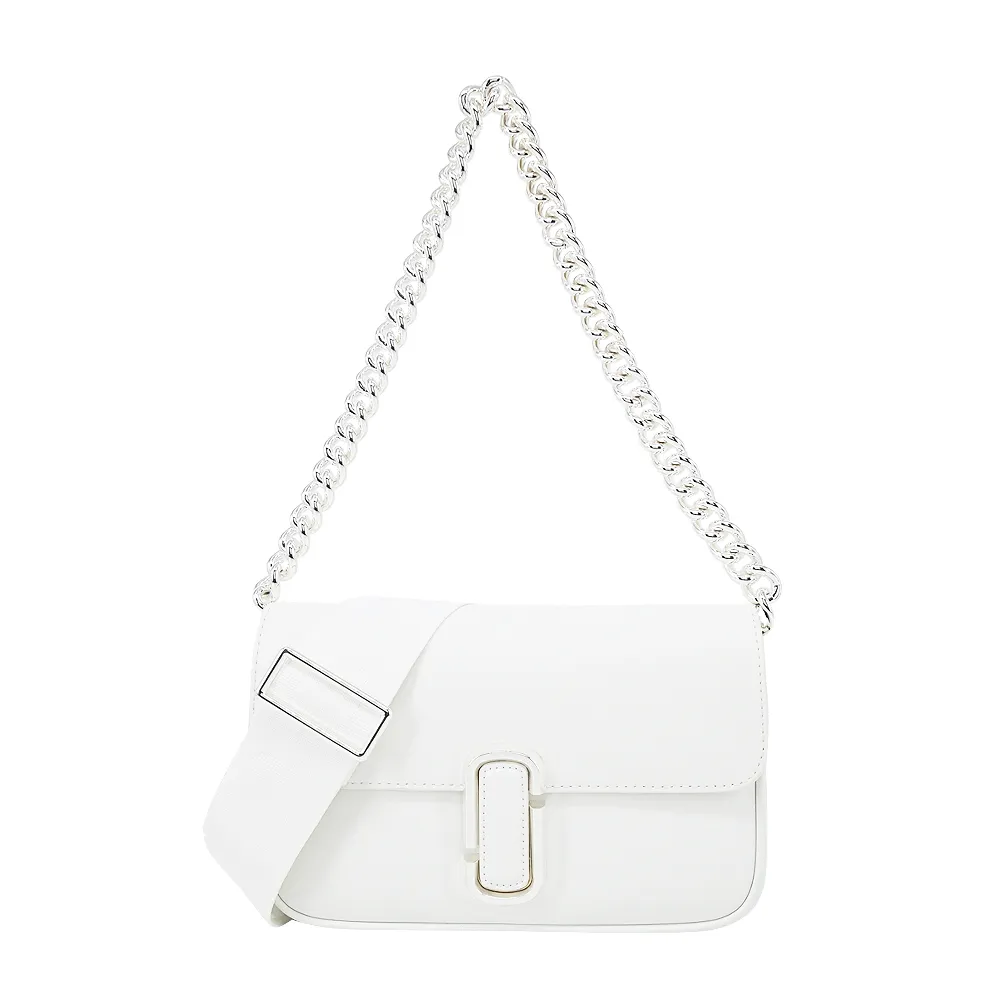 MARC JACOBS THE J MARC 牛皮拉鍊鑰匙圈卡片零錢包-白 歷史價格詳細信息