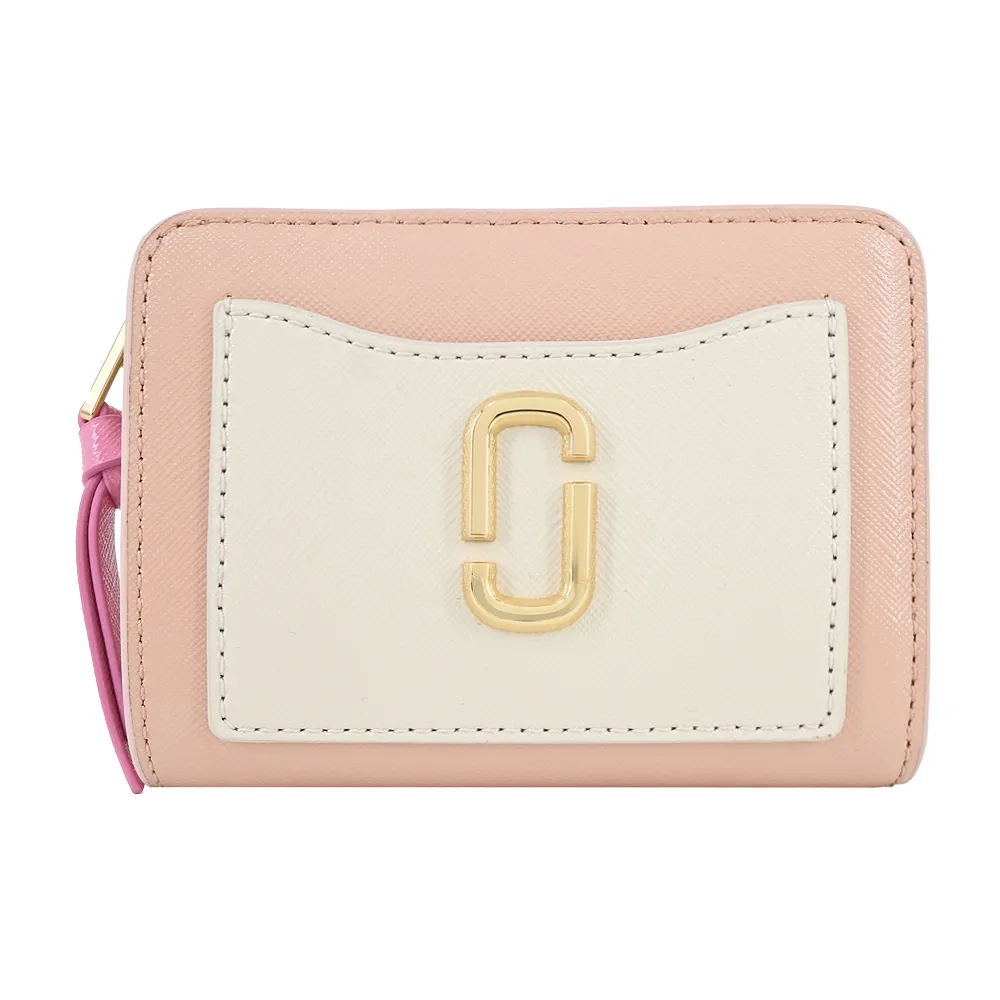 Marc Jacobs雙色 拉鍊牛皮手拿/手機包 皮夾 短夾 廠商直送 歷史價格詳細信息