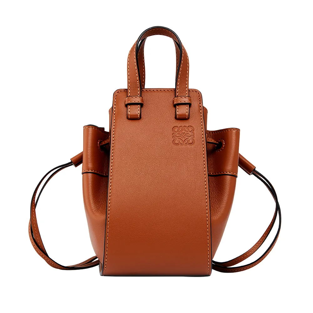 LOEWE Hammock Hobo 小牛皮迷你肩背/斜背二用包(焦糖色) A538G13X01 2530 歷史價格詳細信息