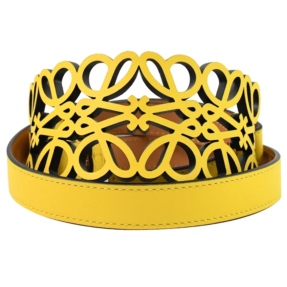 LOEWE 鏤空LOGO海螺造型牛皮鑰匙圈吊飾.黃 歷史價格詳細信息