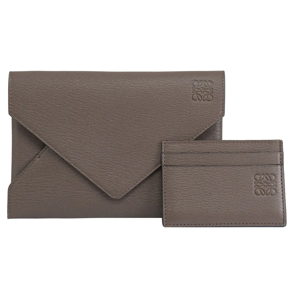 LOEWE 烙印LOGO撞色小牛皮釦式零錢短夾.亮橘 歷史價格詳細信息