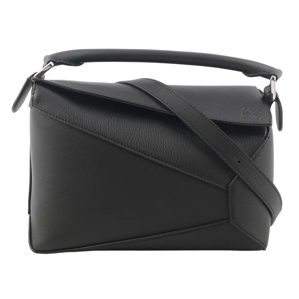 LOEWE 經典Puzzle 拼圖小牛皮Anagram 立體壓紋拉鍊零錢卡片夾 (粘土綠/奶油色) 歷史價格詳細信息