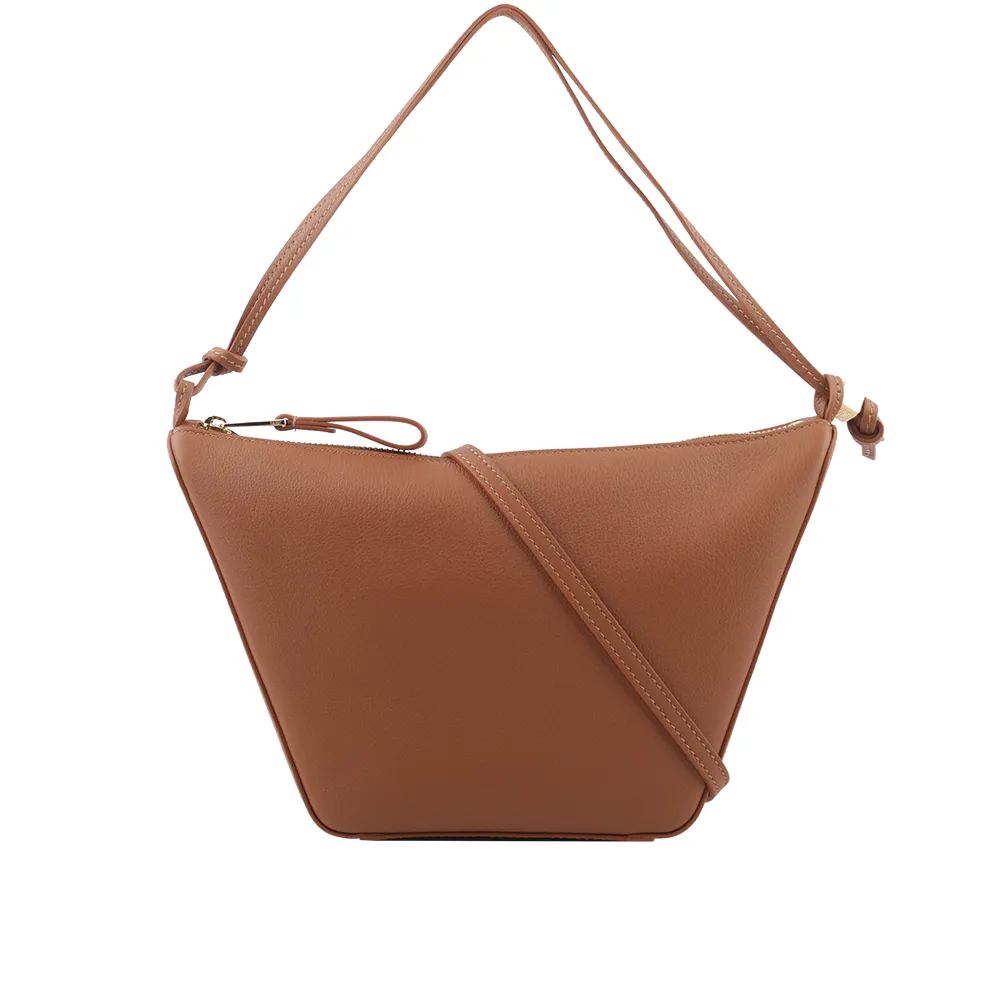 Loewe 迷你納帕小牛皮 Flamenco 手拿肩背2用包 櫻花粉色 歷史價格詳細信息