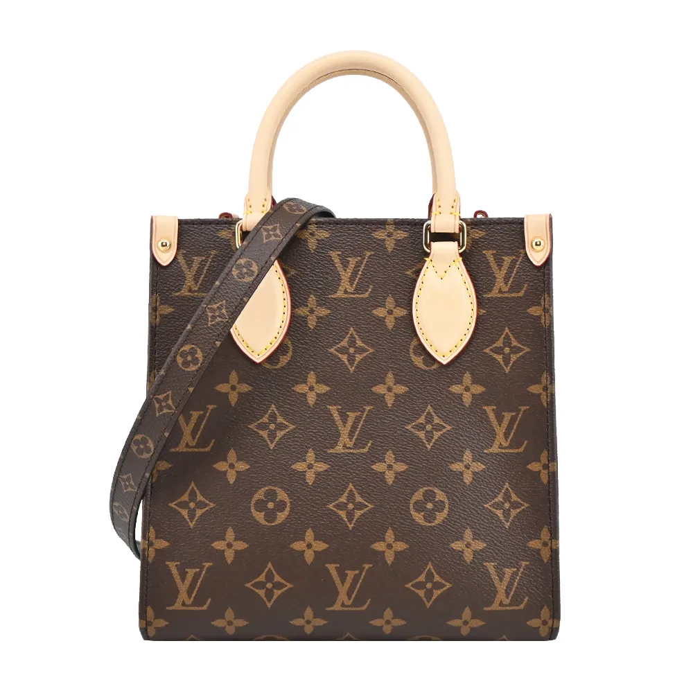 Louis Vuitton SAC VANITY 經典LOGO牛皮壓花鎖頭手提/兩用包(黑X米) 歷史價格詳細信息