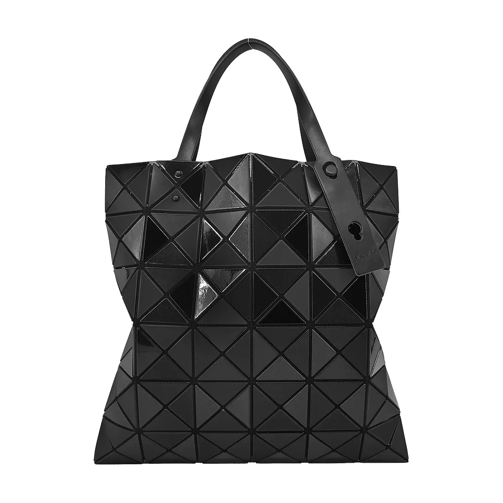 ISSEY MIYAKE 三宅一生 BAOBAO 黑皮紋方格7x7側肩/手提包 歷史價格詳細信息