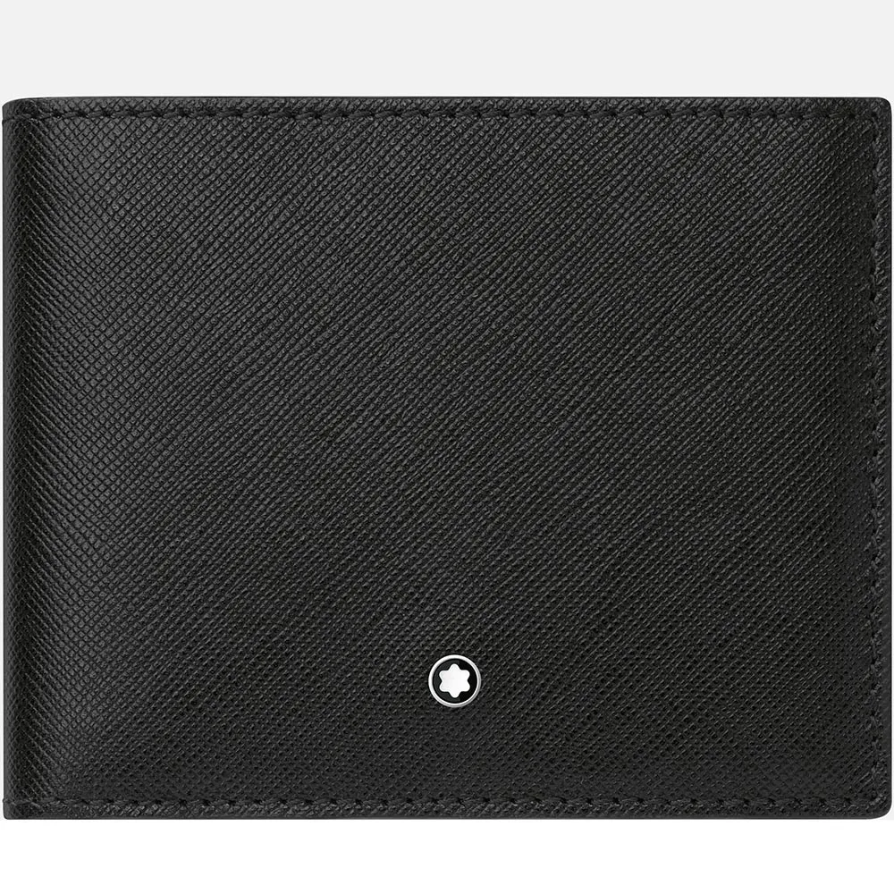 萬寶龍MONTBLANC Sartorial匠心系列六角星LOGO前口袋設計防刮小牛皮拉鍊長夾(黑/附名片夾) 歷史價格詳細信息