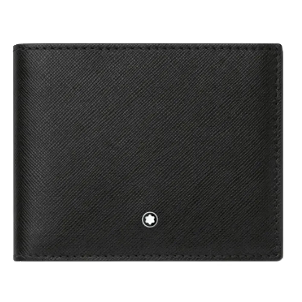萬寶龍MONTBLANC Sartorial匠心系列六角星LOGO前口袋設計防刮小牛皮拉鍊長夾(黑/附名片夾) 歷史價格詳細信息