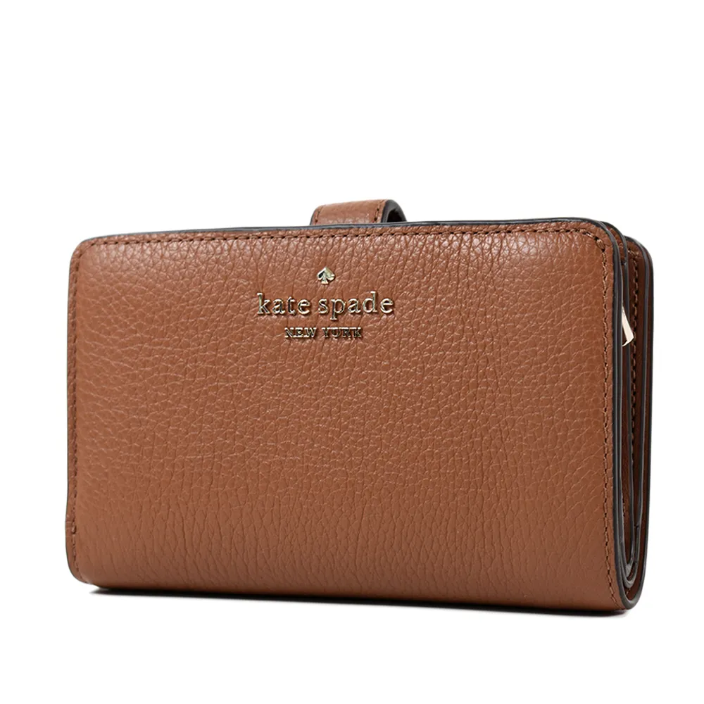 KATE SPADE 荔枝紋釦式對開長夾-黑色 歷史價格詳細信息