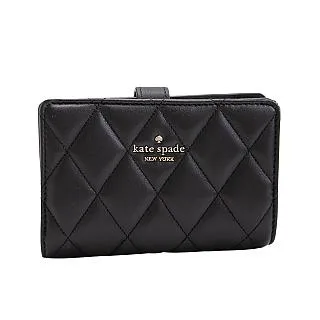 Kate Spade Carey菱格拼色壓釦斜背包-中/灰黑 歷史價格詳細信息