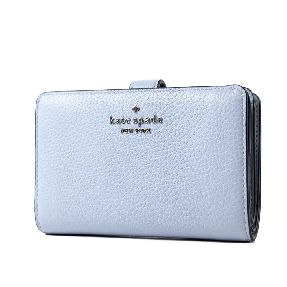 KATE SPADE 荔枝紋釦式對開長夾-黑色 歷史價格詳細信息