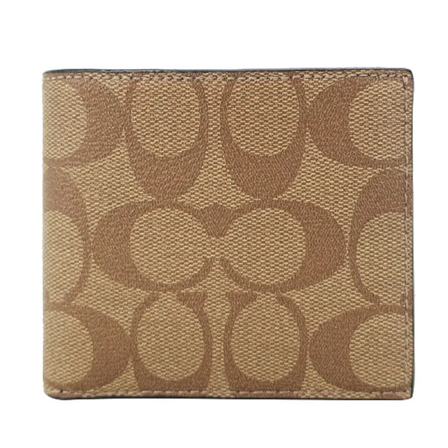 COACH卡其C Logo花印酒紅真皮摺口手掛手機袋長夾 歷史價格詳細信息