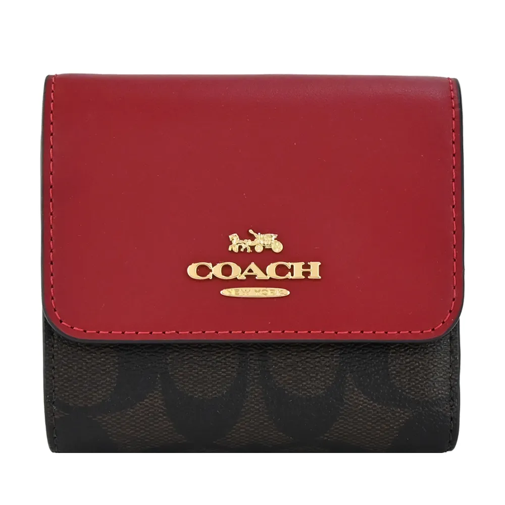 COACH 立體馬車LOGO PVC肩背半月包(淺卡其) 歷史價格詳細信息