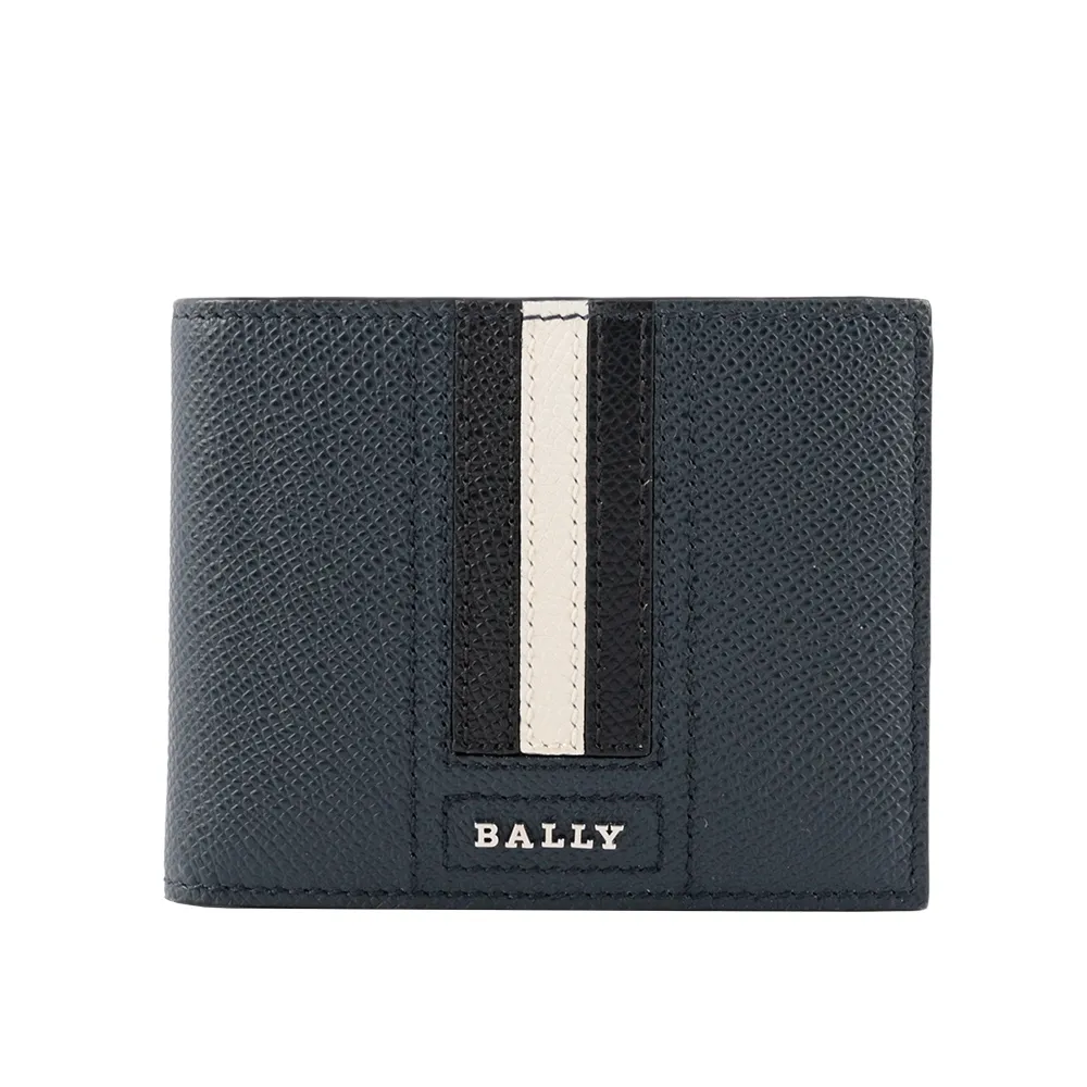 BALLY Tevye 防刮皮革黑白條紋對開6卡短夾(藍色) 6230134 價格比較,價格查詢,歷史價格詳細信息