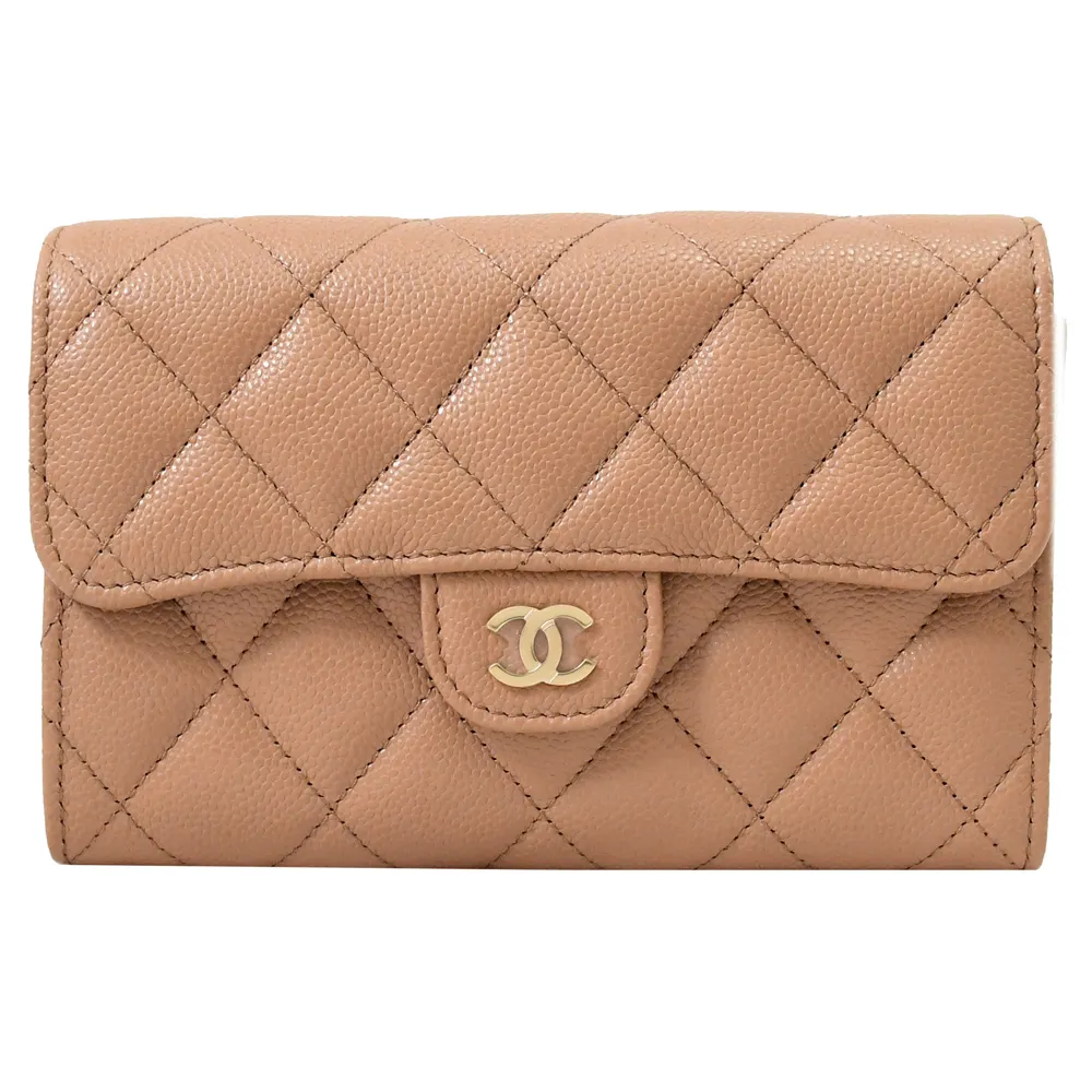 CHANEL 金釦小牛皮翻蓋手提/斜背WOC 鍊包(黑色)_展示品 AP3240 B10354 94305 歷史價格詳細信息