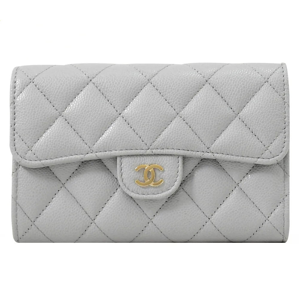 CHANEL 金釦小牛皮翻蓋手提/斜背WOC 鍊包(黑色)_展示品 AP3240 B10354 94305 歷史價格詳細信息