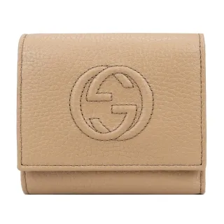 【GUCCI 古馳】SOHO系列荔枝紋牛皮翻蓋長夾(紅) 歷史價格詳細信息