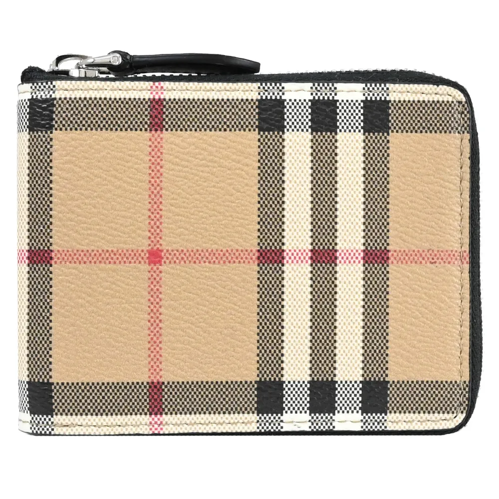 BURBERRY 8084071 金屬LOGO牛皮拉鍊長夾.黑 歷史價格詳細信息