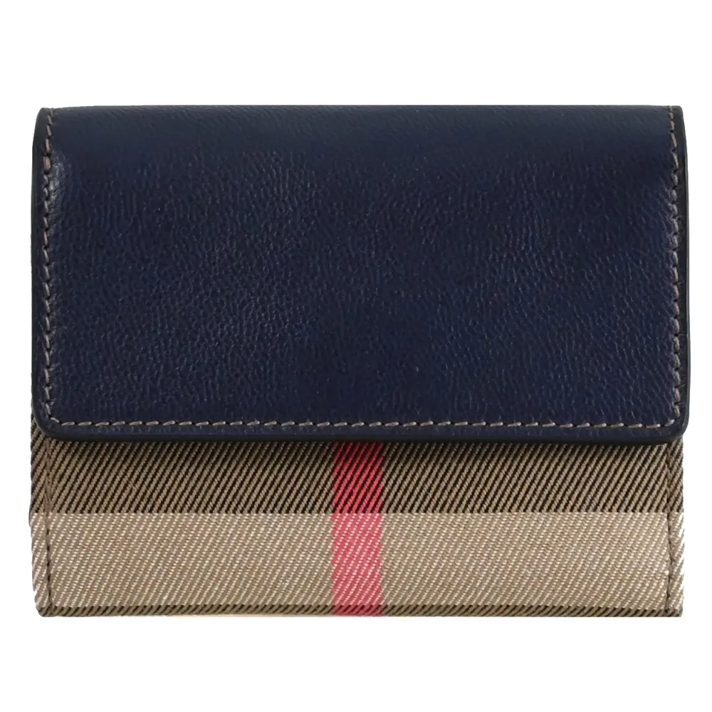 BURBERRY 深藍格紋短版合身外套 上衣 歷史價格詳細信息