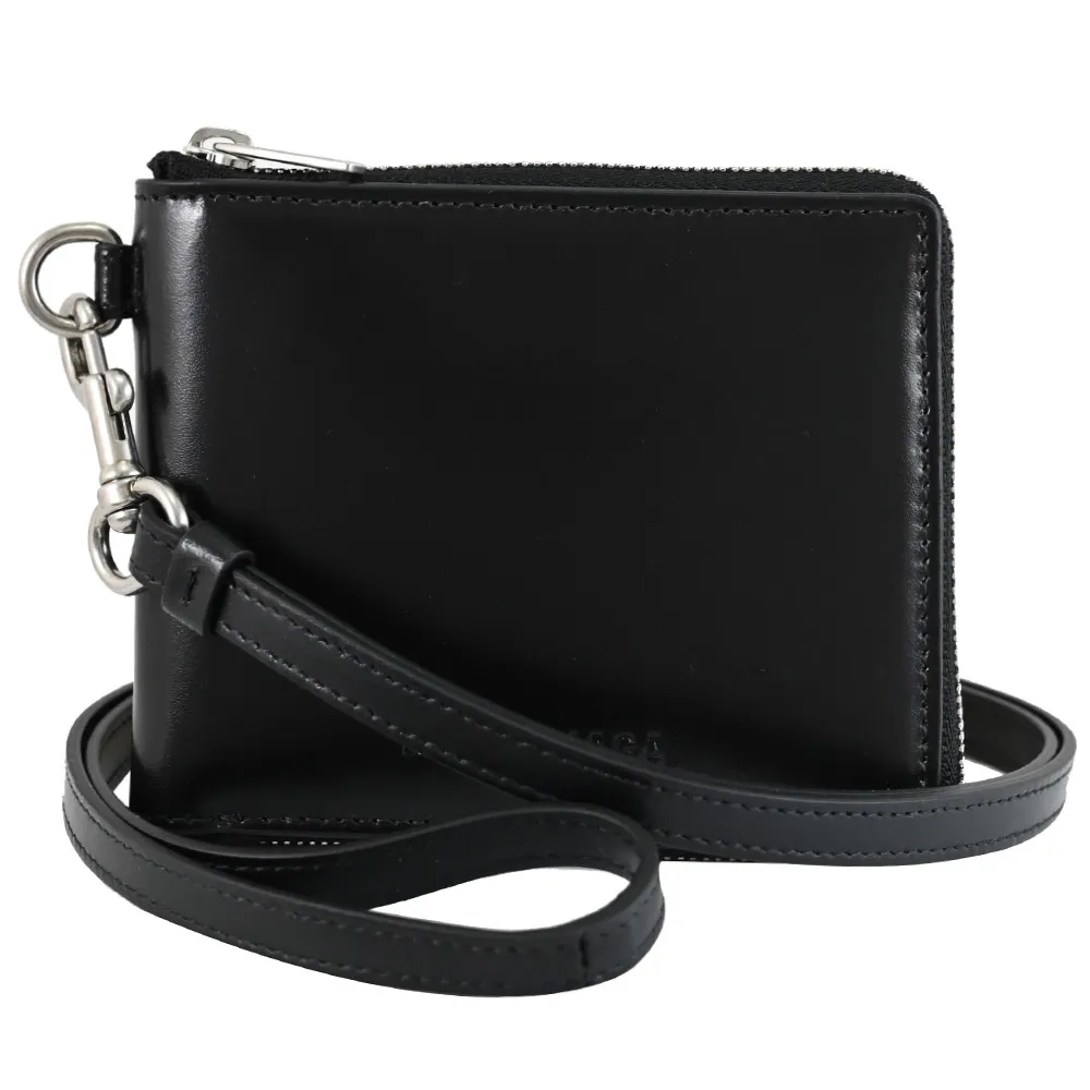 BALENCIAGA 巴黎世家 664041 簡約烙印LOGO牛皮經典拉鍊長夾.銀 歷史價格詳細信息