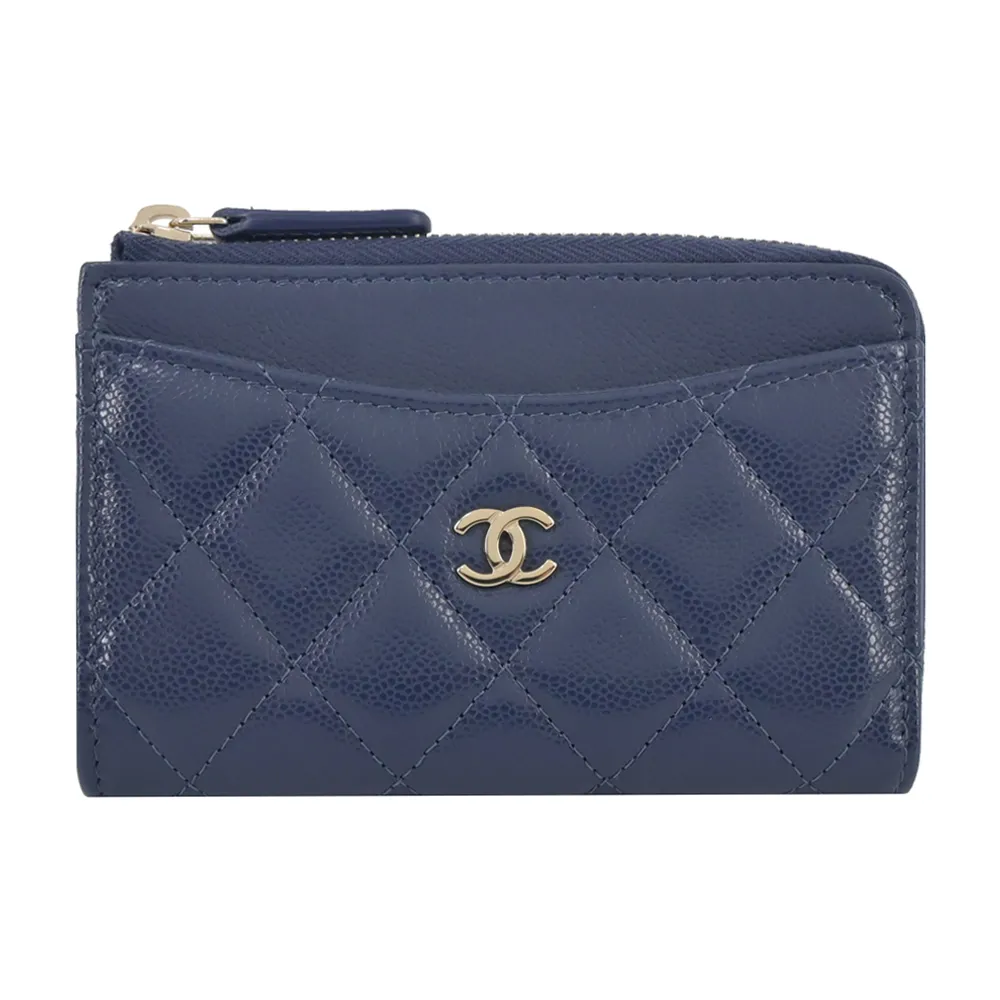 CHANEL經典雙C LOGO小牛皮環釦吊飾肩背/斜背包(黑色) 歷史價格詳細信息