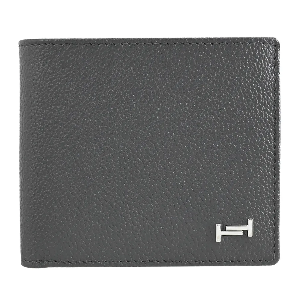 TODS DOUBLE T金屬LOGO小牛皮翻蓋釦式長夾.紅 歷史價格詳細信息