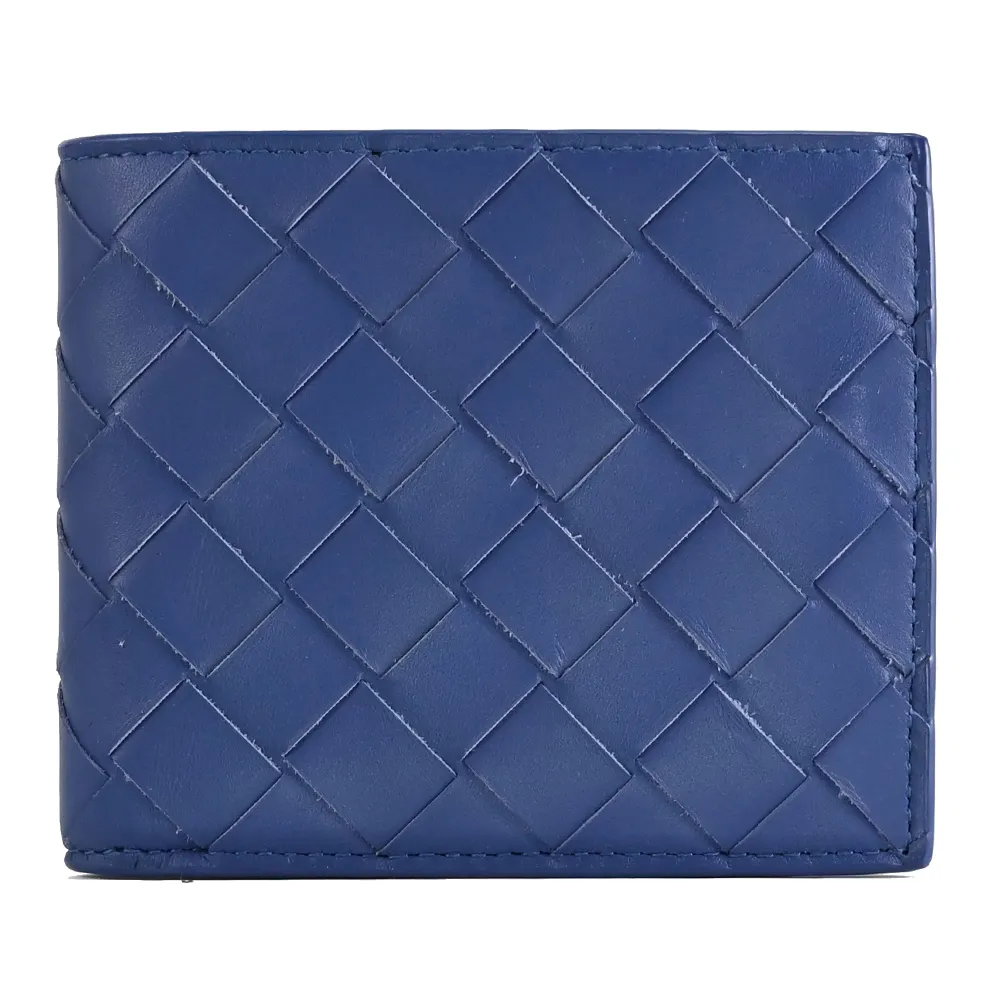 Bottega Veneta 605721 編織皮革雙折短夾錢包 風暴灰 歷史價格詳細信息