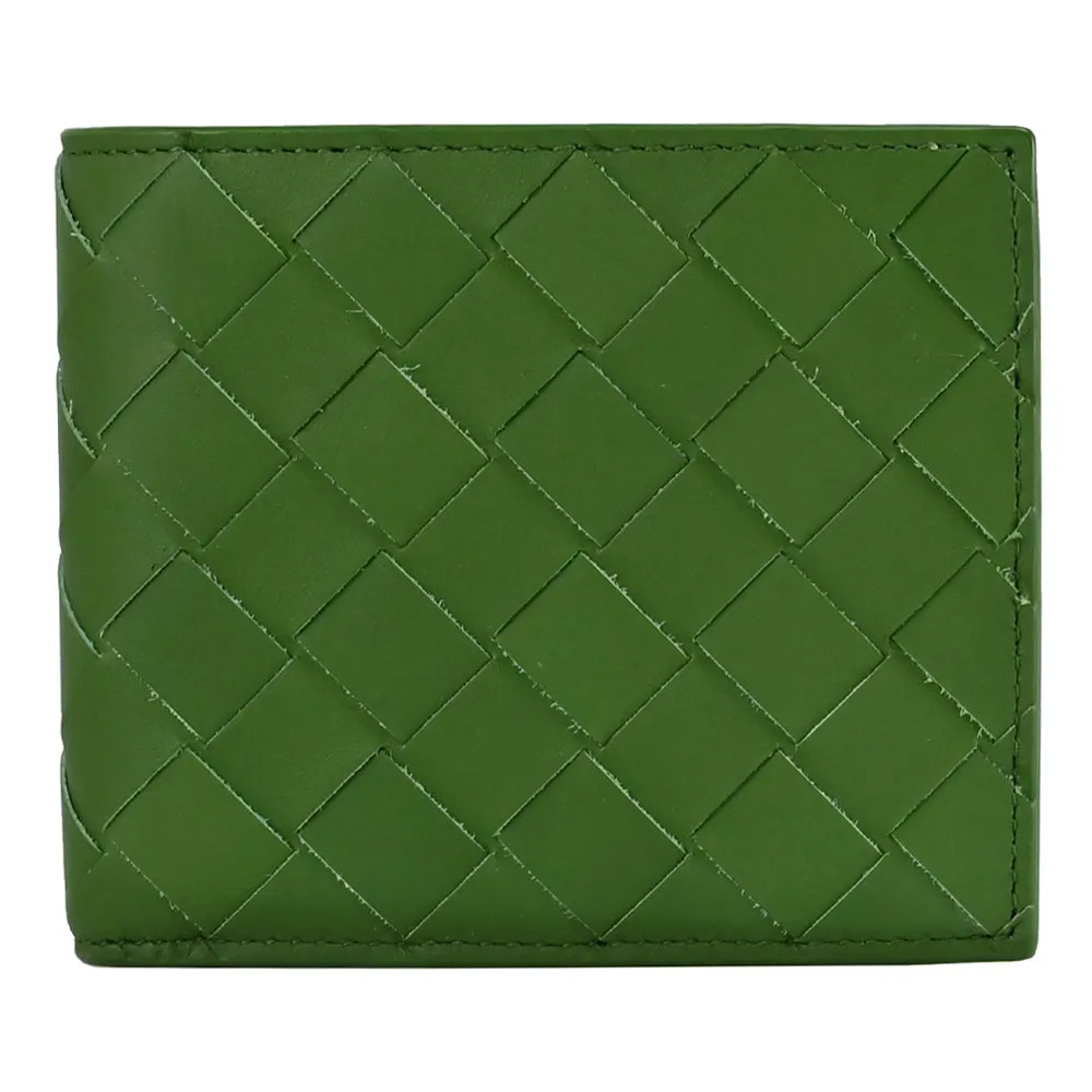 Bottega Veneta 605721 編織皮革雙折短夾錢包 風暴灰 歷史價格詳細信息
