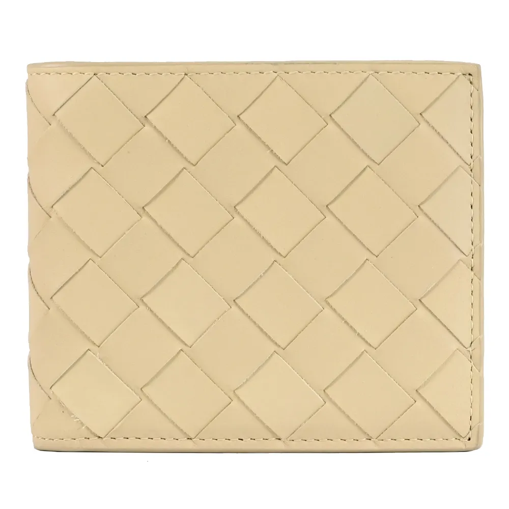 Bottega Veneta 605721 編織皮革雙折短夾錢包 風暴灰 歷史價格詳細信息