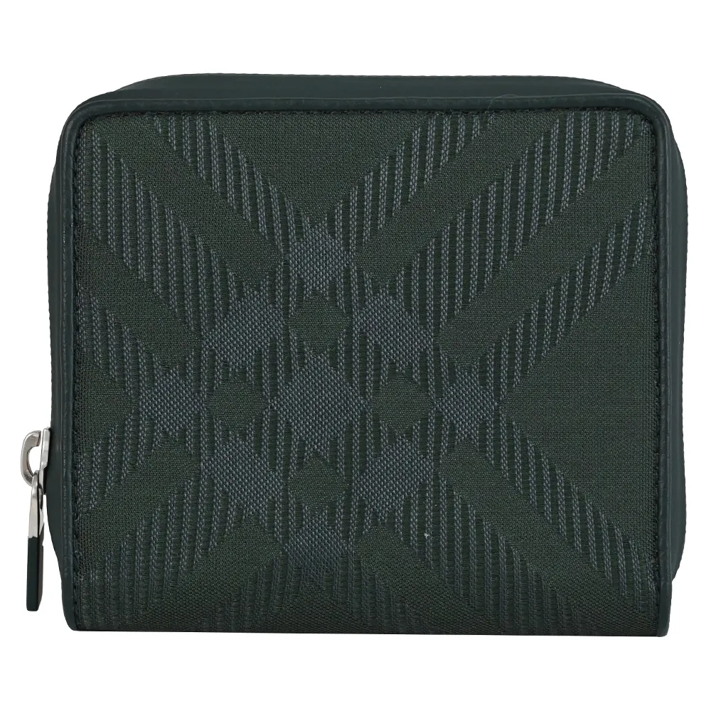 BURBERRY 8080737 經典格紋緹花拉鍊零錢短夾.墨綠 價格比較,價格查詢,歷史價格詳細信息