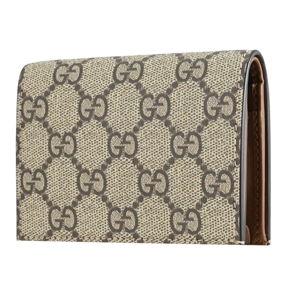 GUCCI經典GG Supreme帆布皮革飾邊束口水桶/後背包(棕色) 歷史價格詳細信息