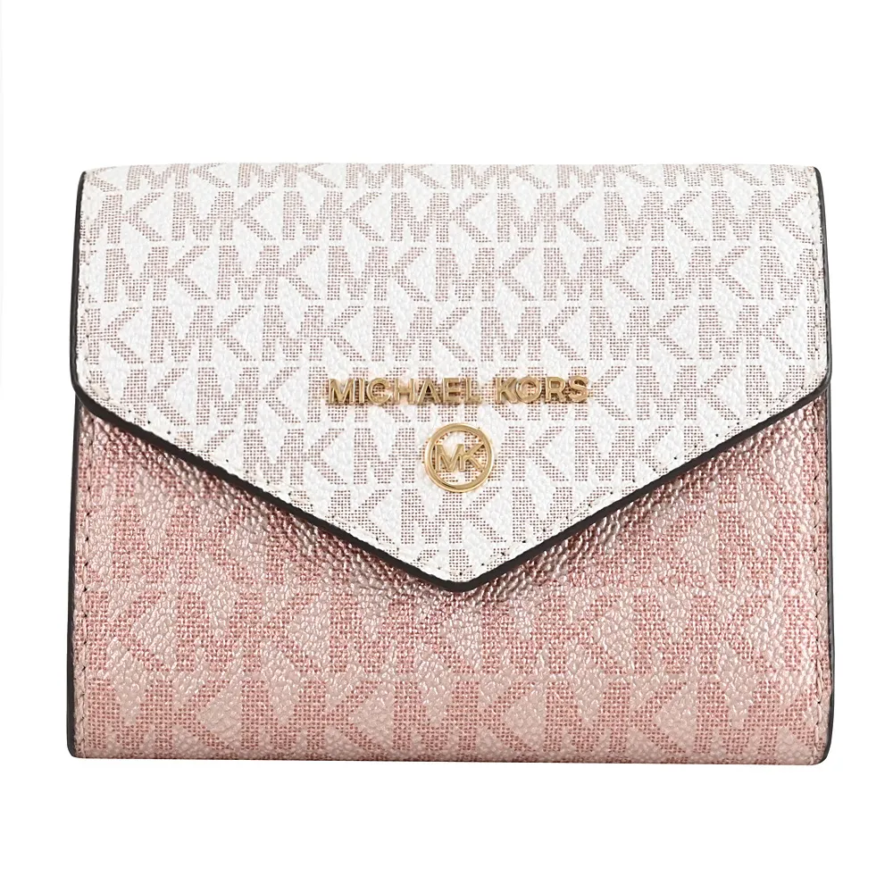 MICHAEL KORS Jet Set Charm 印花鍊帶肩背小提包.深咖 歷史價格詳細信息