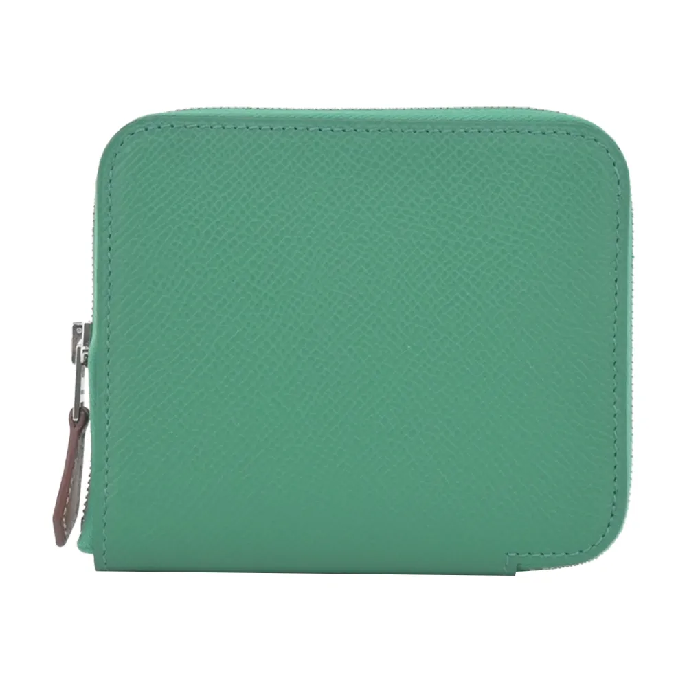 HERMES Silk In Compact EPSOM 小牛皮拉鍊絲巾短夾(0E 德州粉) 歷史價格詳細信息