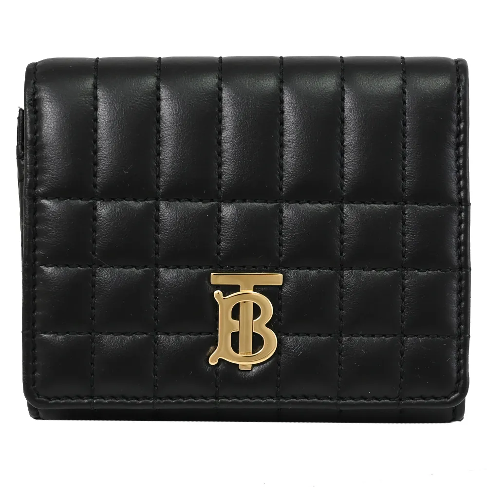 BURBERRY Lola 小羊皮縫線設計迷你翻蓋鍊包(黑色) 8059492 A1189 歷史價格詳細信息