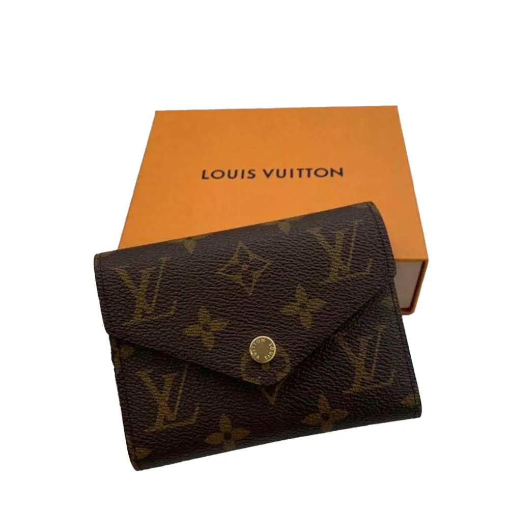 LOUIS VUITTON Victorine系列 Monogram原花三折暗釦短夾 玫粉 LV M62360 歷史價格詳細信息