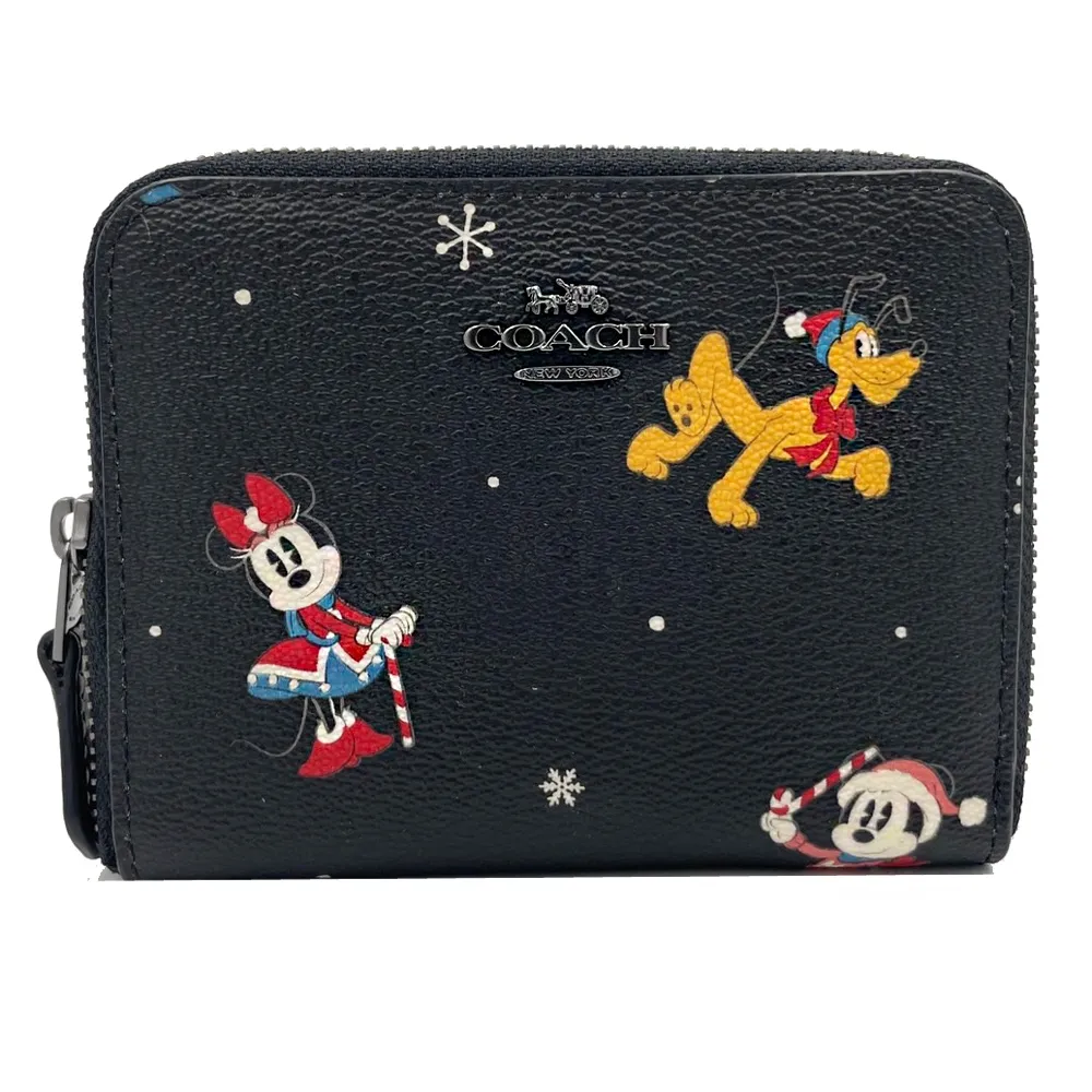 Coach 聖誕限定冰川白clogo雪花吊飾可換手掛長夾禮盒組贈原廠紙袋 歷史價格詳細信息