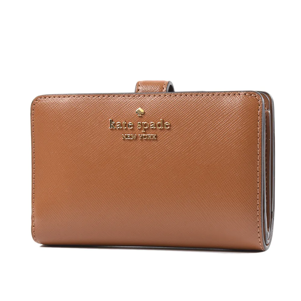 KATE SPADE 金字立體LOGO荔枝紋拉鍊長夾-黑色 歷史價格詳細信息