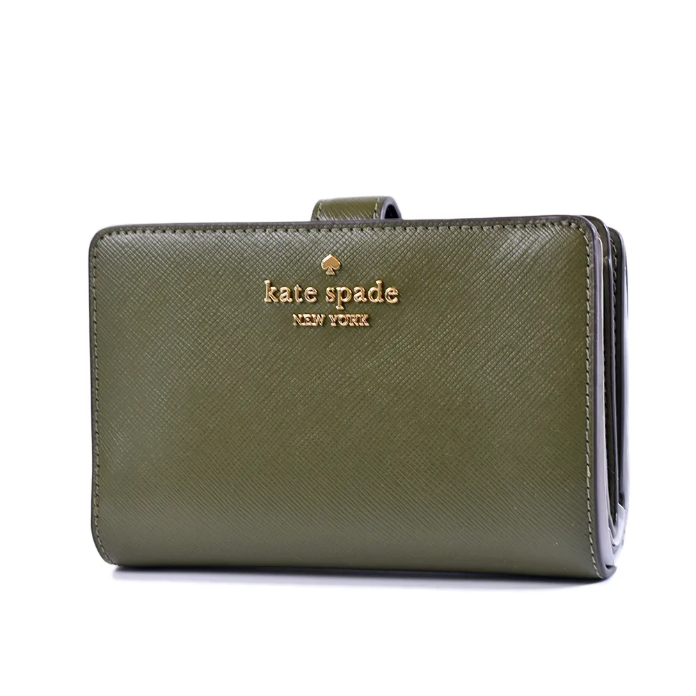 KATE SPADE 金字立體LOGO荔枝紋拉鍊長夾-黑色 歷史價格詳細信息