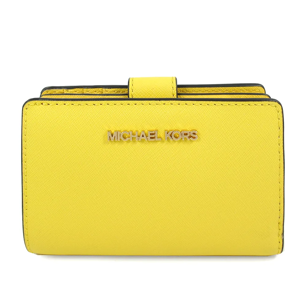 【Michael Kors】JET SET TRAVEL 金標LOGO防刮皮革拉鍊手拿可拆大長夾-黑 歷史價格詳細信息