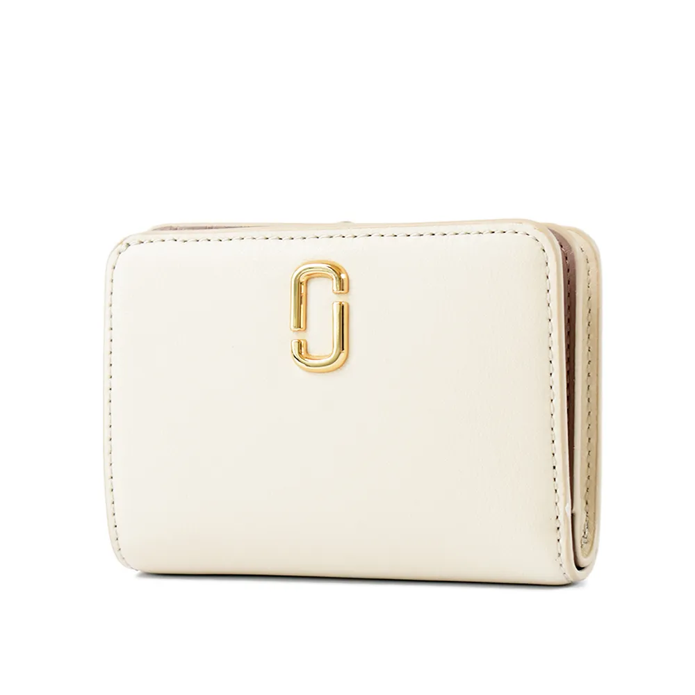 MARC JACOBS 牛皮拉鍊肩背/斜背二用HOBO包-香草白 歷史價格詳細信息