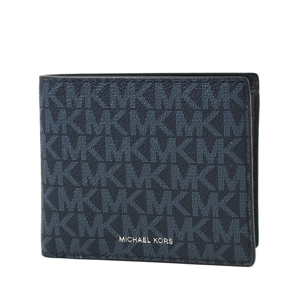 MICHAEL KORS 男款 金屬MK水波紋拉鍊長夾-黑色 歷史價格詳細信息