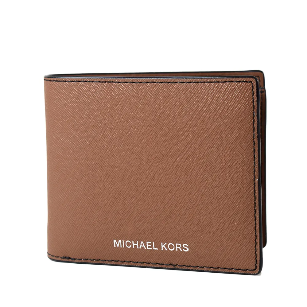 MICHAEL KORS 男款 燙印LOGO防刮八卡短夾/附證件夾-藍色 歷史價格詳細信息