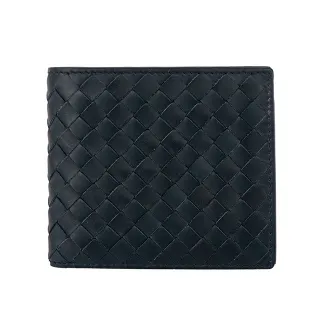 BOTTEGA VENETA 小牛皮 ㄇ型拉鏈長夾(薄款)(星際藍) 510643 V4651 8836 歷史價格詳細信息