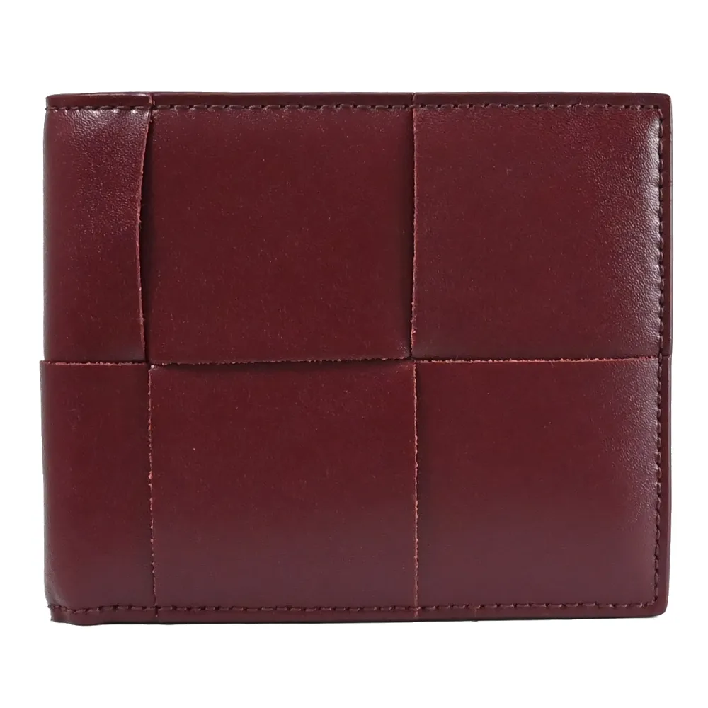 BOTTEGA VENETA 649607 新版大編織牛皮拉鍊長夾.酒紅 歷史價格詳細信息