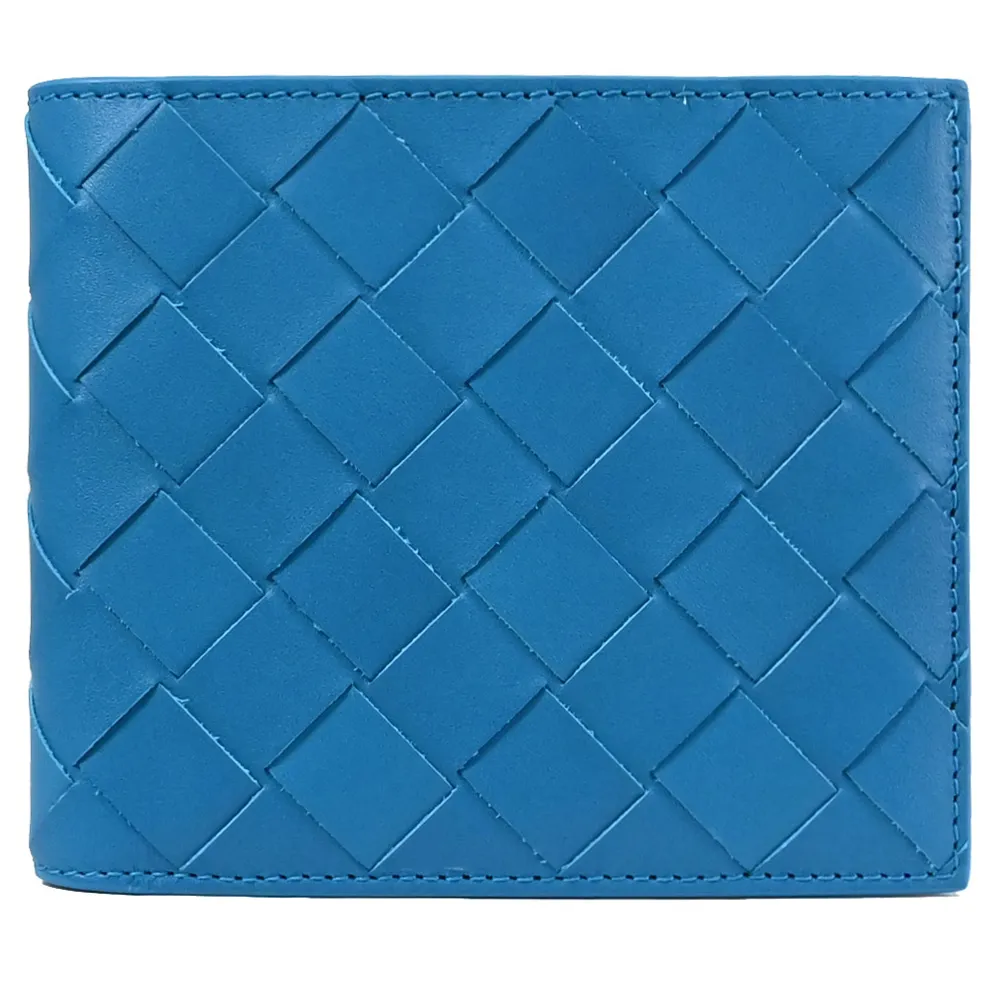 Bottega Veneta 605721 編織皮革雙折短夾錢包 風暴灰 歷史價格詳細信息
